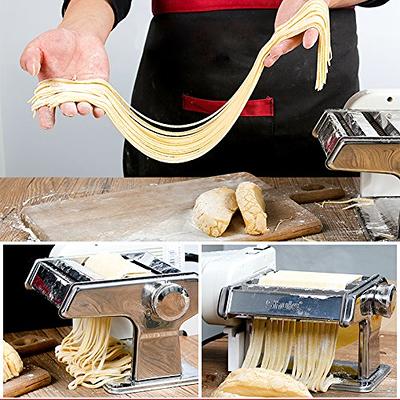 Shule Electric Pasta Maker Machine with Motor Set Stainless Steel Pasta  Roller Machine Silver - Yahoo Shopping