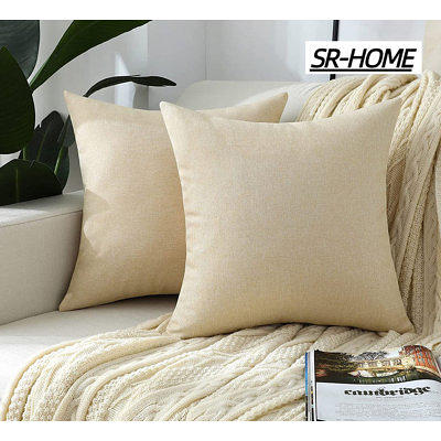 SR-HOME Decorative Throw Pillow Covers Sofa Thick Cushion Pillow