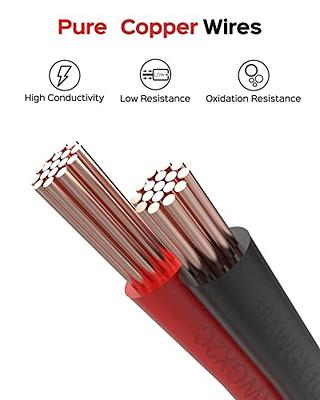 ADILSWIL Speaker Wire Cable 16 Gauge 100FT 16/2 AWG CCA Red Black