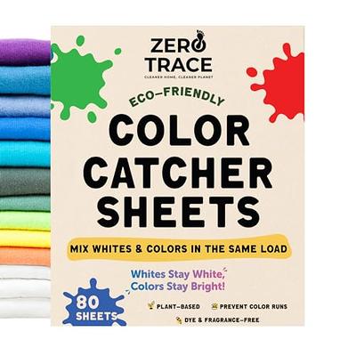 Color Catcher Laundry Sheets by Zero Trace - 80 Count - Prevents Dye  Transfer & Keeps Clothes Original Color - Fragrance-Free, Plant-Based -  Ideal for Mixed Washes - Yahoo Shopping