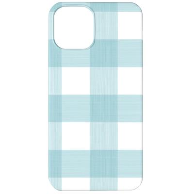 Baby Blue Checkered Phone Case iPhone Case