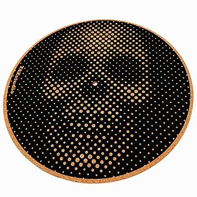 TazStudio Premium slipmat - Cork Turntable Mat for Better Sound Support on  Vinyl LP Record Player - Cork mat Original Geometric Design Psychedelic  Geometric Spiral Art [4mm Thickness]-m7 - Yahoo Shopping