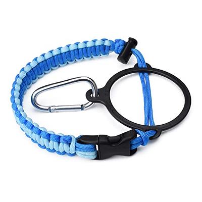 HYDRO CELL Wide Mouth Paracord Handle - Strap Carrier with Safety Ring and  Carabiner. Compatible with 14