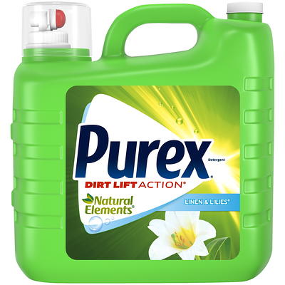 Purex Natural Elements Liquid Detergent For Clothing 75 fl oz 2.3 quart  Linen Lilies Scent 6 Carton Hypoallergenic Blue - Office Depot