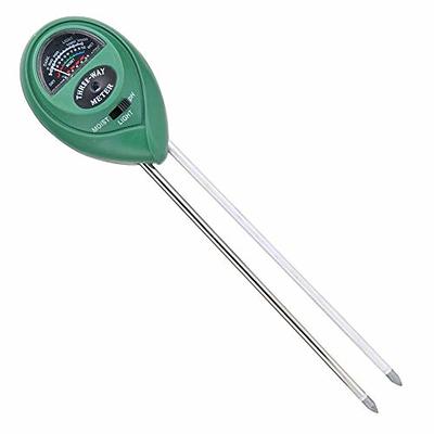 Aatraay Soil Meter, 3-in-1 Digital Plant Soil Moisture Meter, Soil Tester  Moisture Meter Humidity Monitor Light PH Detector with Probe Soil Test Kit  for Garden - Yahoo Shopping