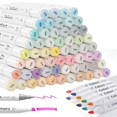 Ohuhu Alcohol Markers 320 Colors - Chisel & Fine Double Tipped Art Markers  for Artists Adults Coloring Drawing Sketching Illustration - Alcohol-based