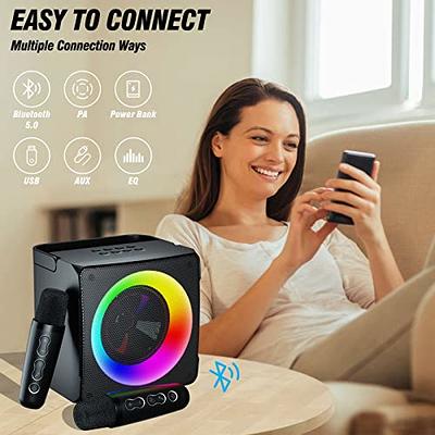 YLL Kids Karaoke Machine Portable Bluetooth Speaker with Wireless