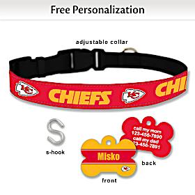 Pets First Kansas City Chiefs Reversible Dog Collar, Medium