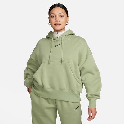 Nike Women's Sportswear Phoenix Fleece Oversized Pullover Hoodie in  Green/Oil Green Size Small Cotton/Polyester/Fleece - Yahoo Shopping