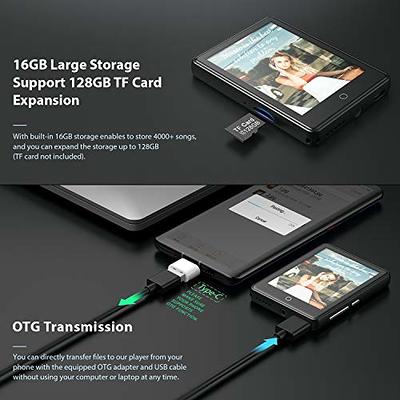 WiFi MP4 Player with Bluetooth, AGPTEK 5 inch Touch Screen 16GB Lossless  MP3 Player,Support Video, FM Radio, Voice Recorder, up to 128GB