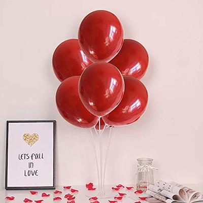  TONIFUL Black Gold Balloon Centerpieces for Table