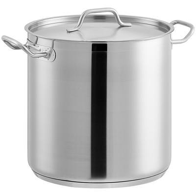 NutriChef 6 qt. Stainless Steel Heavy Duty Induction Pot, Soup Pot,  Stockpot with Lid NCSP6 - The Home Depot