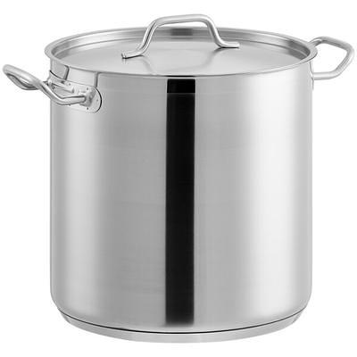 NutriChef 6 qt. Stainless Steel Heavy Duty Induction Pot, Soup Pot, Stockpot  with Lid NCSP6 - The Home Depot