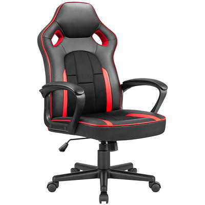 GTPLAYER Gaming Chair, Computer Chair with Footrest and Lumbar Support,  Height Adjustable Game Chair with 360°-Swivel Seat and Headrest and for  Office