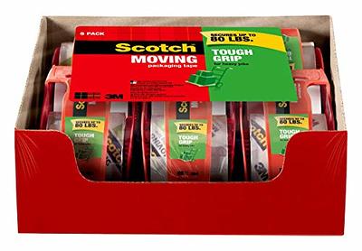  Scotch Heavy Duty Shipping Packing Tape, Clear