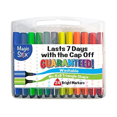 12 Scented Washable Markers Non Toxic Bright Assorted Colors Kids