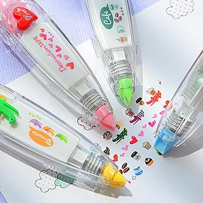 zebiceg Joyfullift Decorative Pens, DIY Cute Animals Press Type Decorative  Pen, Ally-pocket Press Type Decorative Pen, Ally-Pocket Tape Pen, Diy Lace