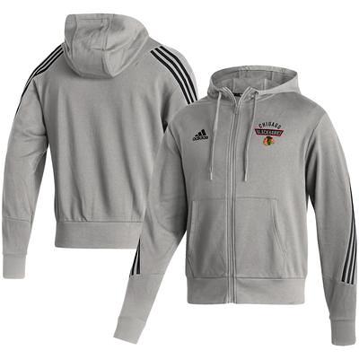 Chicago Bears Nike Rewind Club Fleece Pullover Hoodie - Heathered Gray