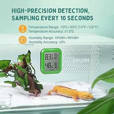 Thermometer, Temperature Humidity Gauge Hygrometer Bearded Dragon Tank  Accessories Reptile Tank Temperature Gauge Pet Supplies for Home Pet