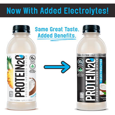 Protein2o 20g Protein + Electrolytes Drink 16.9 fl oz, 12-Pack, Variety Pack