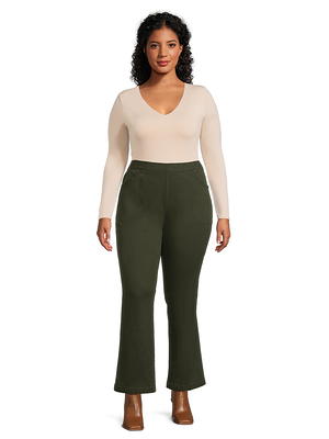 Time And Tru Women's High Rise Ankle Knit Leggings, 27 Inseam, Available  in 1-Pack, 2-Pack, 3-Pack