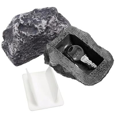 Nascondi chiave di ricambio Fake Rock Gray Camouflage Stone Safe For Garden  Yard