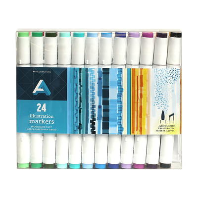 Art Alternatives Illustration Marker Primary Colors (6-Marker Set)