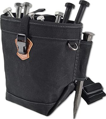 CRAFT911 Durable Tool Bag Organizers w/Detachable 6 Tool Pouches - Small  Tool Bag | Compact & Lightweight Tool Roll Up Tool Bag Organizer for