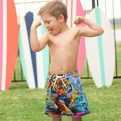 Boys Swim Trunks - Toddler Swim Shorts Little Boys Bathing Suit