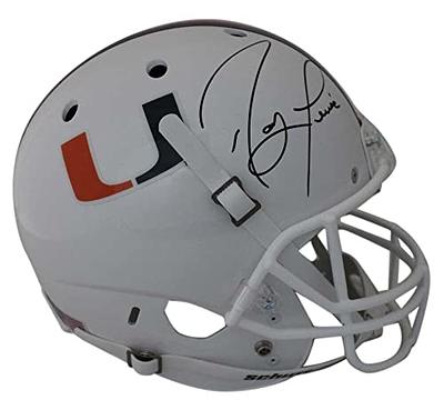 Ray Lewis Miami Hurricanes Autographed Fanatics Exclusive Schutt