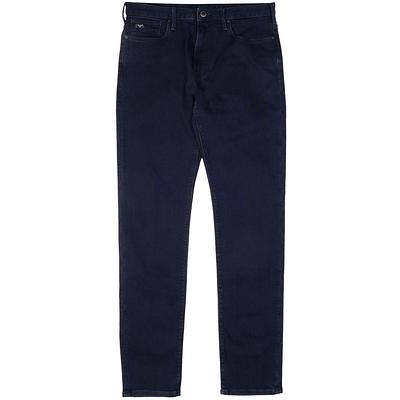 Slim-fit jeans in stonewashed gray Italian stretch denim