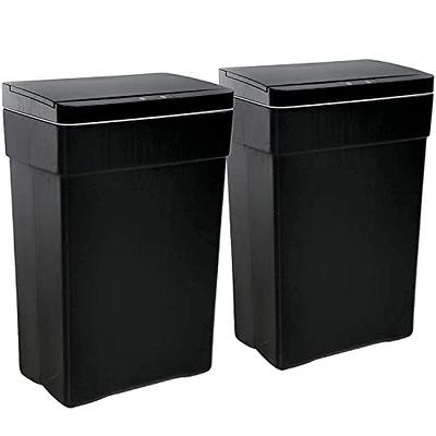 Rubber Wood Kitchen Trash Cabinet with Single Trash Can Holder and  Adjustable Shelf - Costway