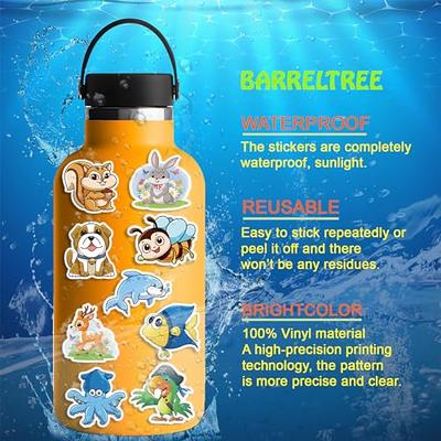 BarrelTree - 300 Pcs Cute Animal Stickers for Kids, Water Bottle