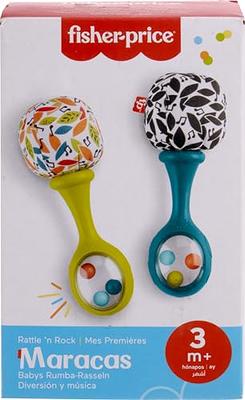 Fisher-Price Baby Newborn Toys Rattle 'n Rock Maracas Set of 2 Soft Musical  Instruments for Babies 3+ Months, Neutral Colors ( Exclusive) - Yahoo  Shopping