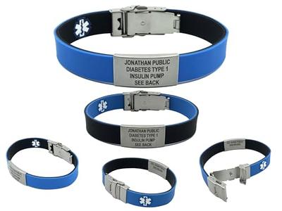 Sport Band Medical ID Bracelet