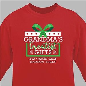 Personalized Greatest Gifts Holiday Sweatshirt - Red - XL (Mens 46/48-  Ladies 18/20) by Gifts For You Now - Yahoo Shopping