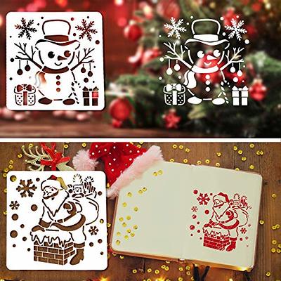 Leesgel Christmas Stencils for Painting, Drawing Stencils for