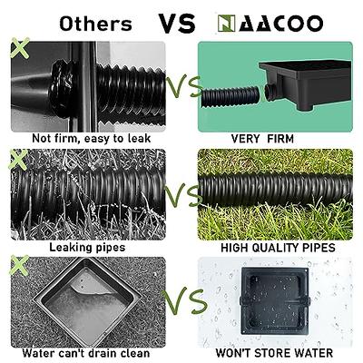 ZNNCO Upgraded Gutter Downspout Extensions Flexible, No Dig Catch