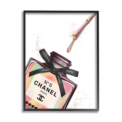 Stupell Industries Makeup Nail Polish Brush Rainbow Drip Fashion Design  Framed Wall Art by Ziwei Li - Yahoo Shopping