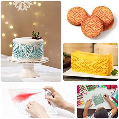 4 Pcs Spray Small Stencils Reusable Printing Number Mold DIY