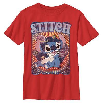 Unisex Cream Lilo and Stitch Wink T-Shirt Size: Small