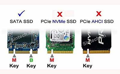 PCIe x 4 to NGFF(PCIe) NVMe SSD and SATA to 2 x NGFF(SATA) Adapter Card 