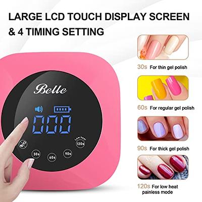 Aokitec UV Light for Nails - Mini UV LED Nail Lamp Portable Nail Dryer for  UV Gel Polish Nail Glue Gel Mouse Shape Small Size with USB Cable for