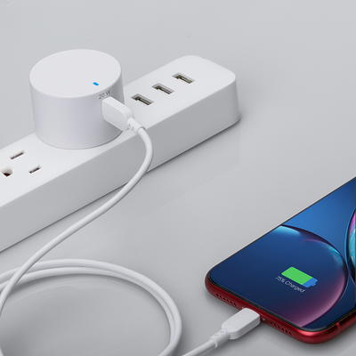 onn. 4.8A Dual-Port Wall Charging Kit with 3FT Micro-USB to USB