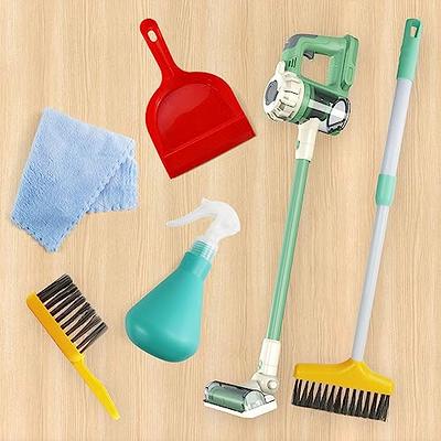 Kids Cleaning Set with Electric Vacuum Cleaners, Pretend Play Housekeeping  Set, Toddler Cleaning Toys for Girls Boys Age 3+