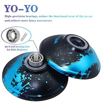 Yoyo Professional Unresponsive Yoyo,aluminum Metal Yoyo For Kids Beginner  Replacement Unresponsive Ball Bearingwith U Type Kk Bearing Unresponsive  Yoy