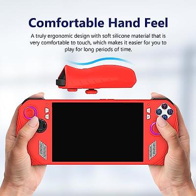  2023 New Silicone Protective Cover for ASUS ROG Ally Case  Handheld Console, Shockproof Soft Protective Skin Sleeve with Stand for Rog  Ally Gaming Console, Anti-Drop Protective Case Accessories : Video Games