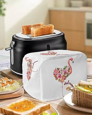 Toaster Dust Cover for Kitchen 4 Slice, Tropical Plants Flower