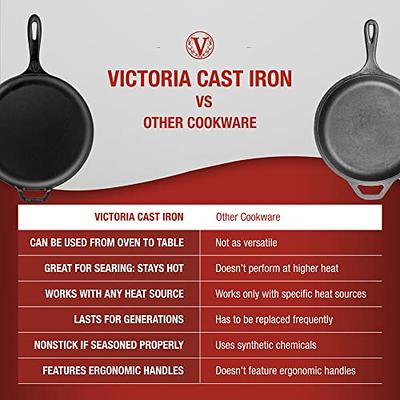 Victoria Glass Lid with Stainless Steel Knob for 13 Skillet