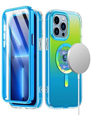 ICREEFUN for iPhone 15 Pro Max Case MagSafe with Camera Protector Full  Protection Case iPhone 15 Pro Max Case Clear Cute for Women Men - Deep Blue  - Yahoo Shopping